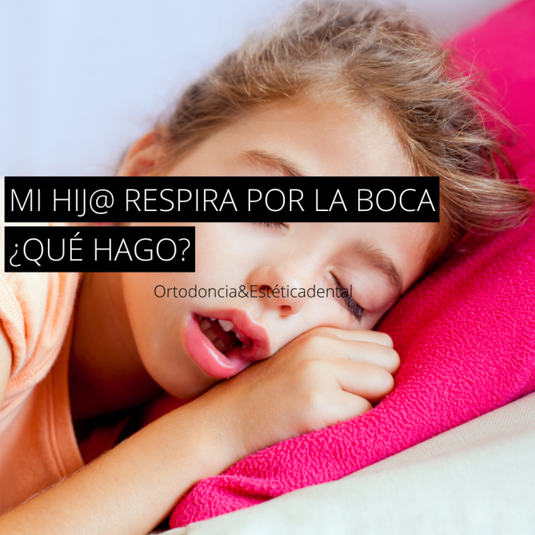 MI HIJO RESPIRA POR LA BOCA, ¿QUÉ HAGO?